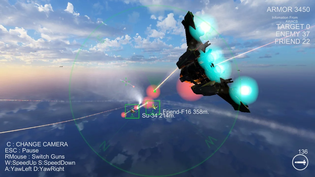 Изображение игры: Massive Air Combat