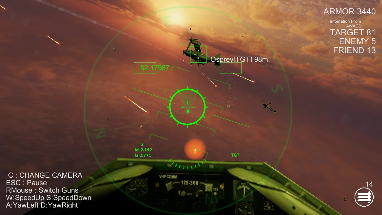Изображение игры: Massive Air Combat