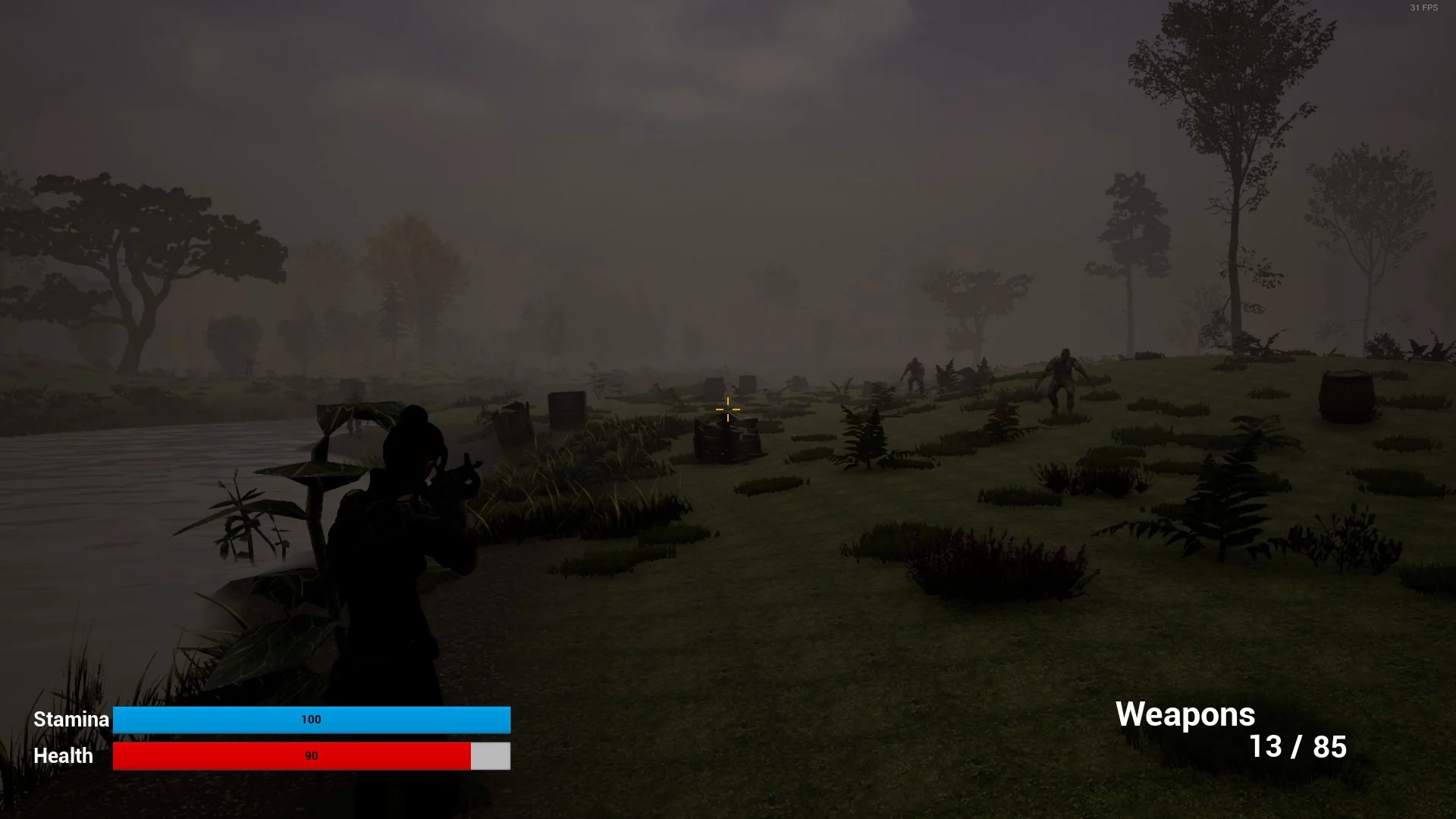 Изображение игры: Zombies In The Forest