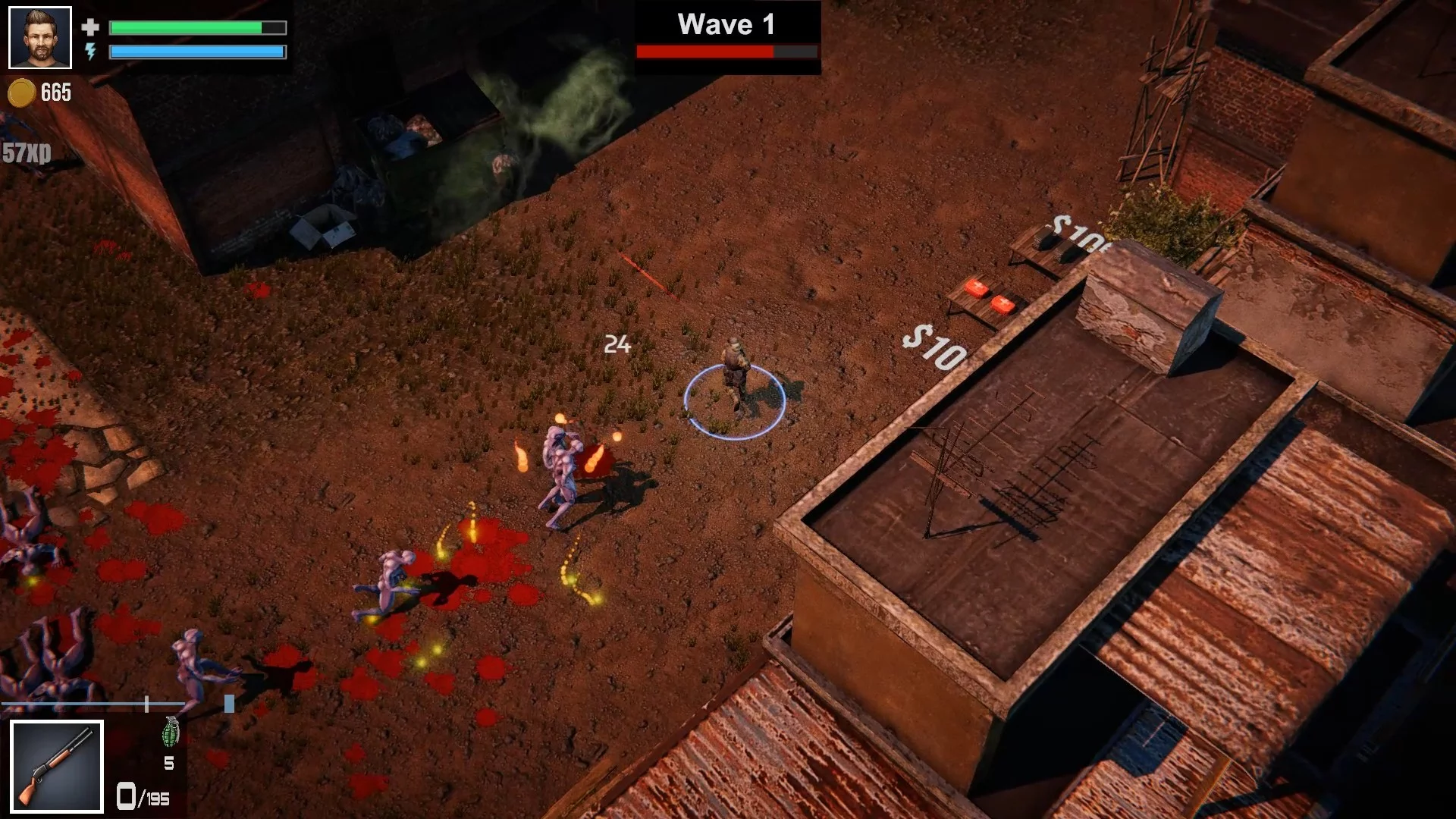 Изображение игры: Extinction: Alien Invasion