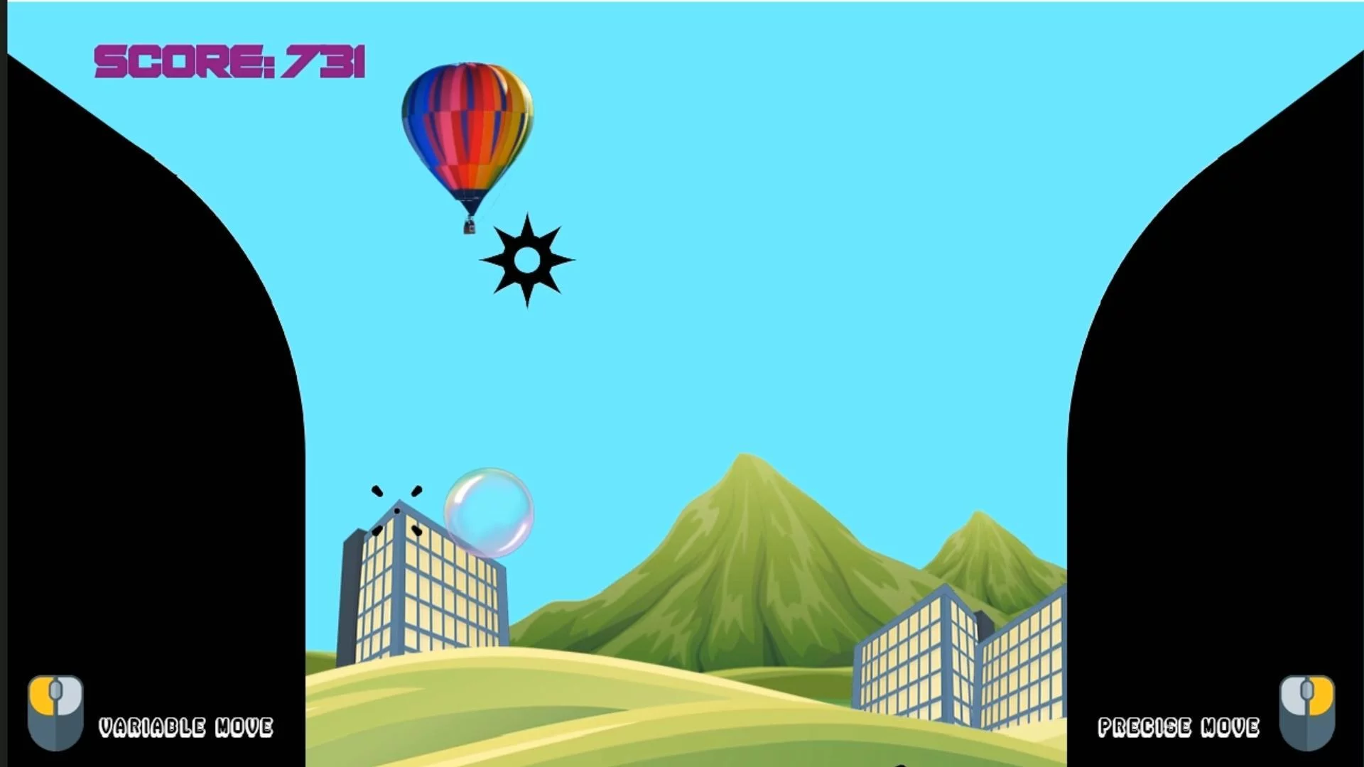 Изображение игры: Dodge Bubble