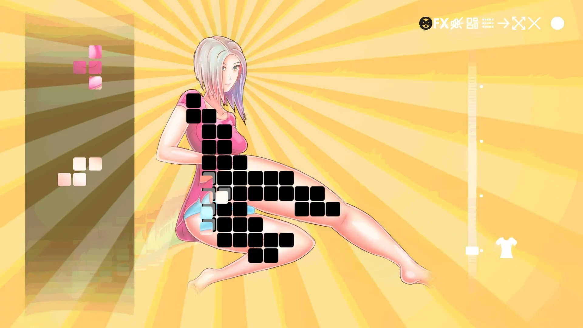 Изображение игры: Topless Hentai Mosaic