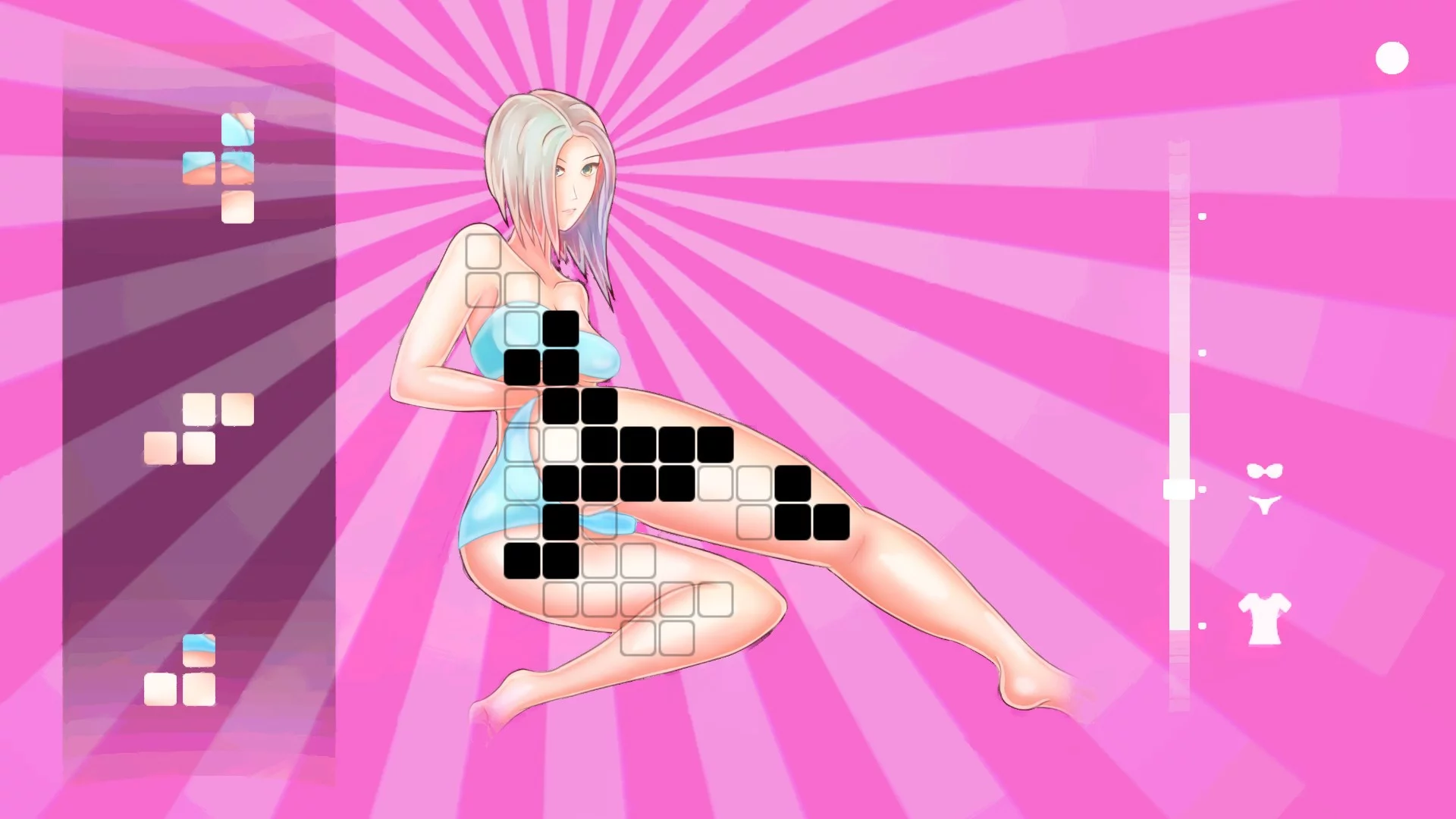 Изображение игры: Topless Hentai Mosaic