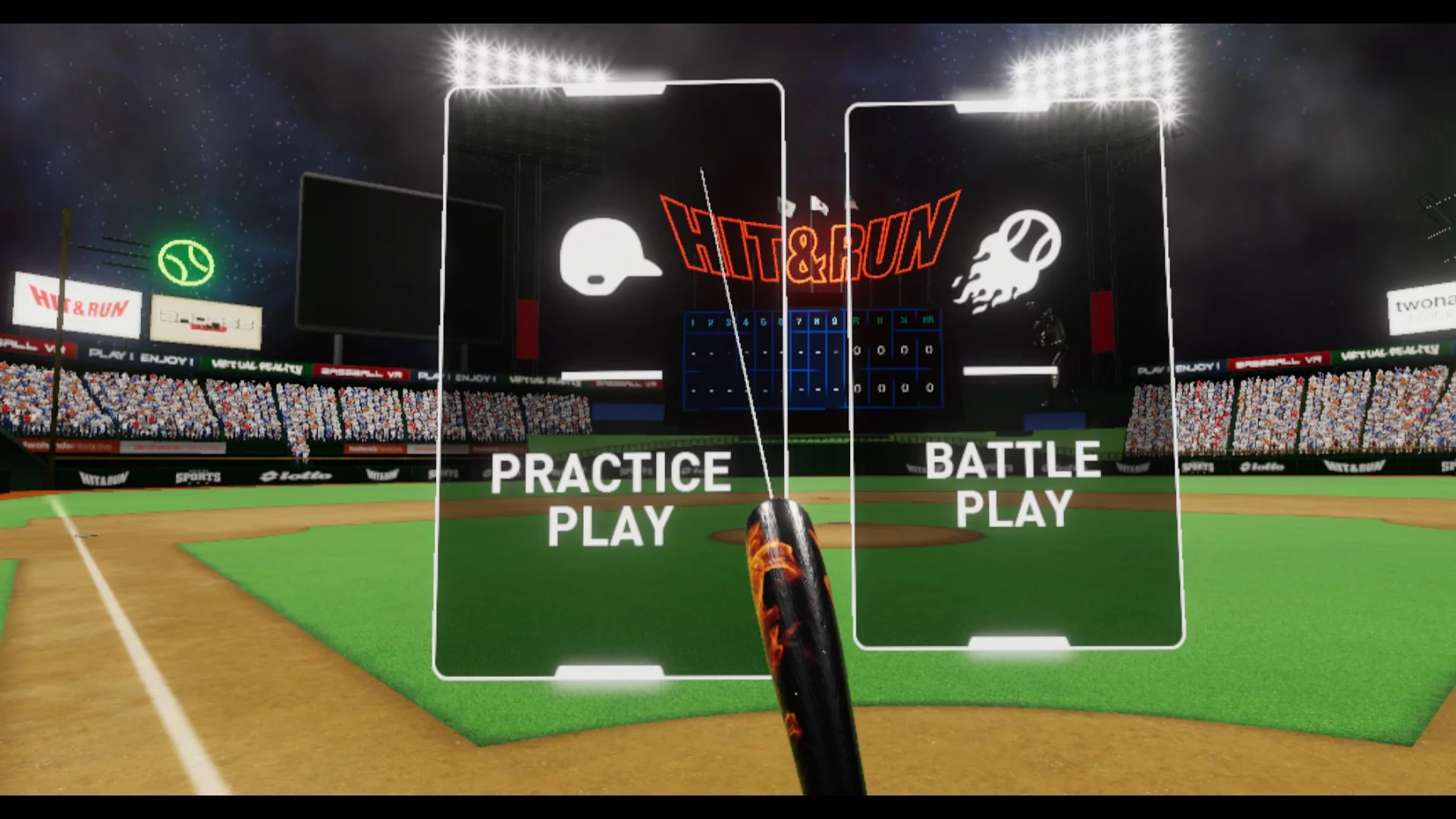 Изображение игры: Hit&Run VR baseball