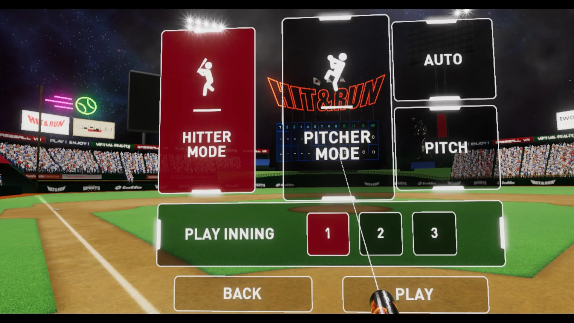 Изображение игры: Hit&Run VR baseball