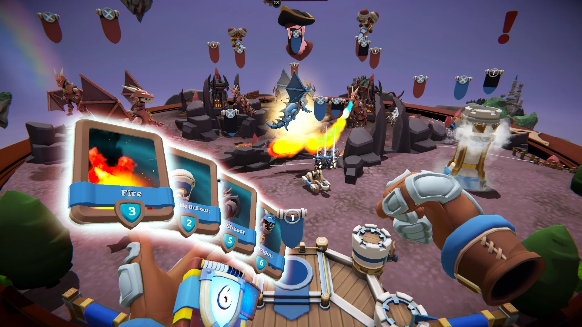 Изображение игры: Skyworld: Kingdom Brawl