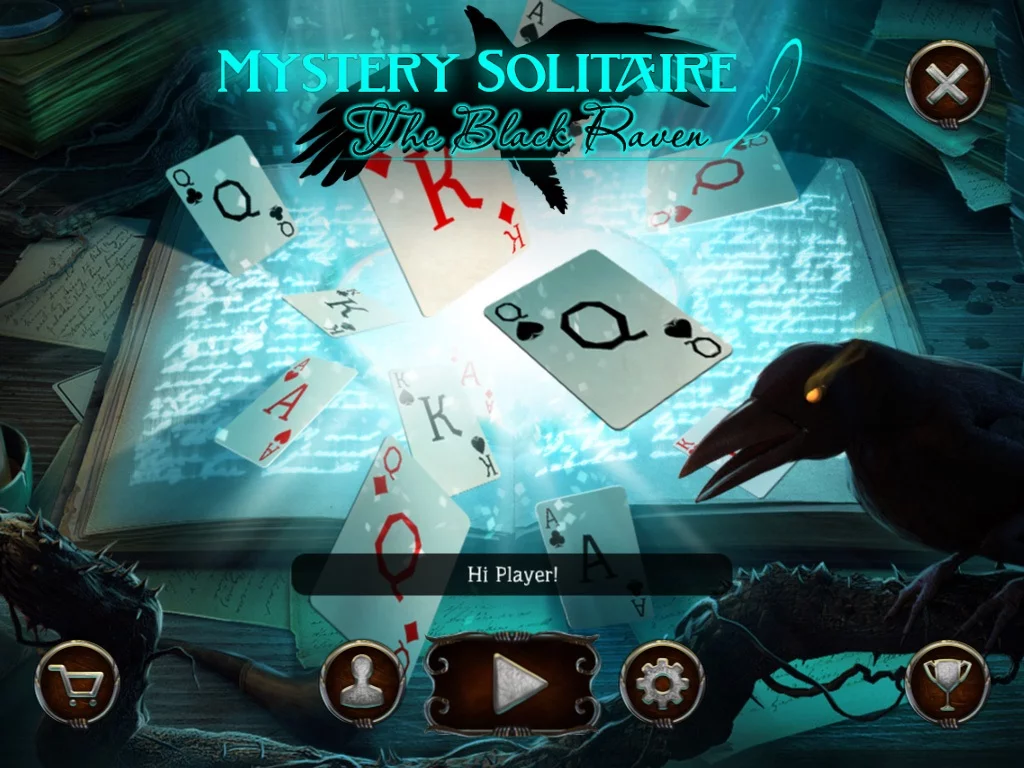 Изображение игры: Mystery Solitaire The Black Raven