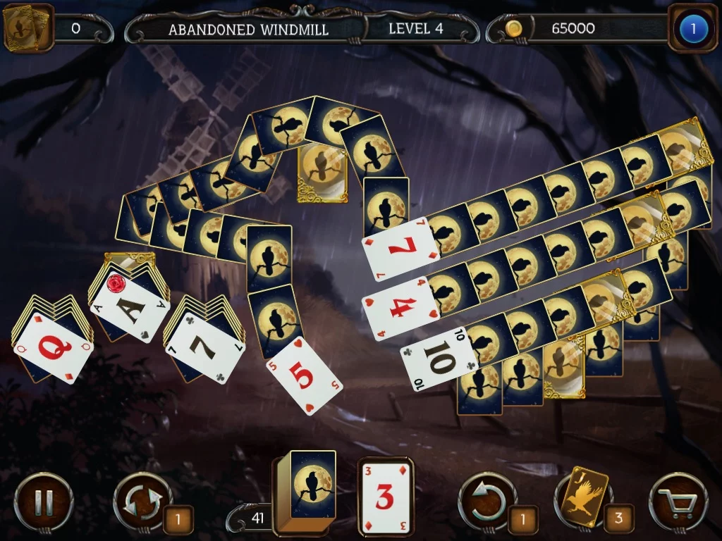 Изображение игры: Mystery Solitaire The Black Raven