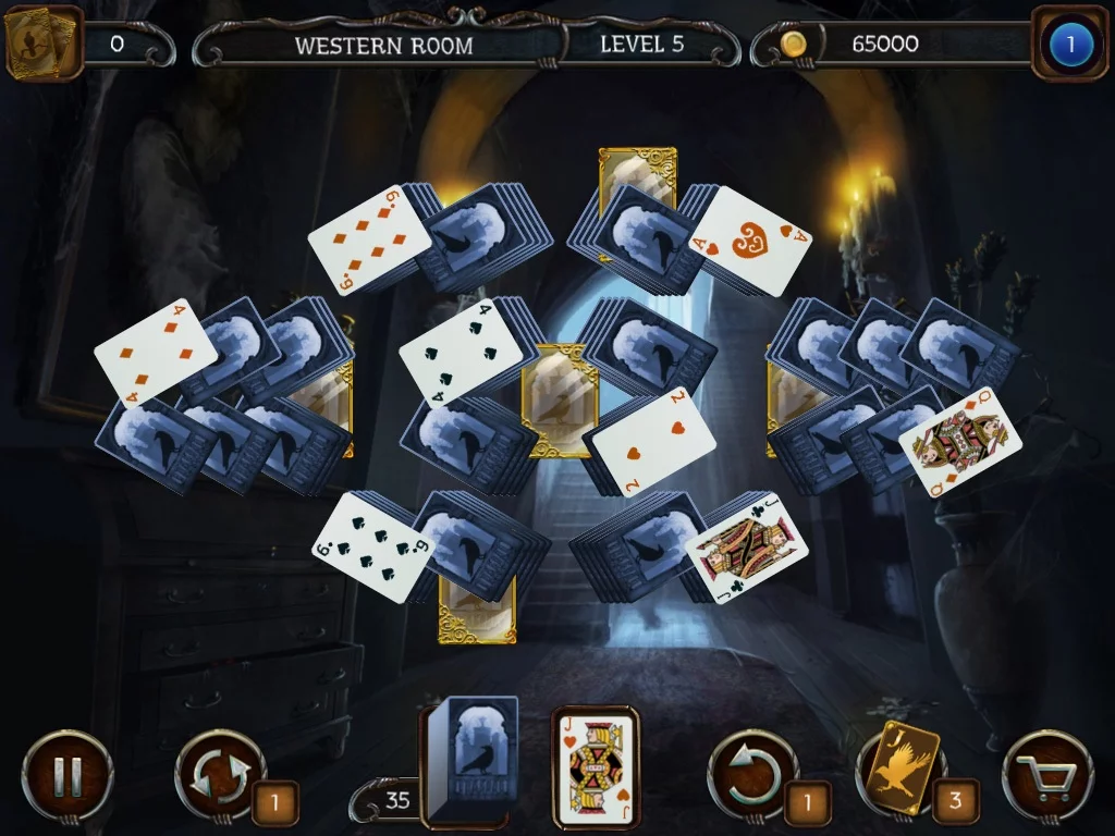 Изображение игры: Mystery Solitaire The Black Raven