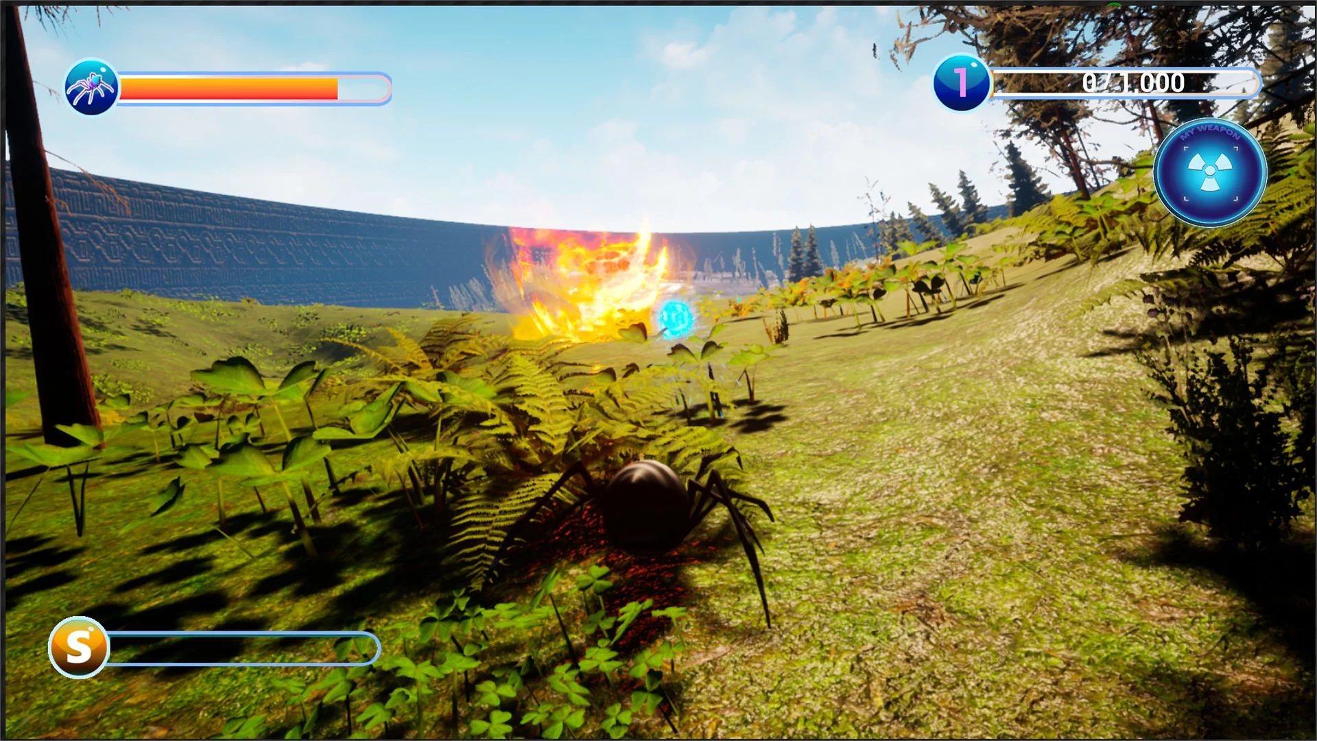 Изображение игры: busy spider