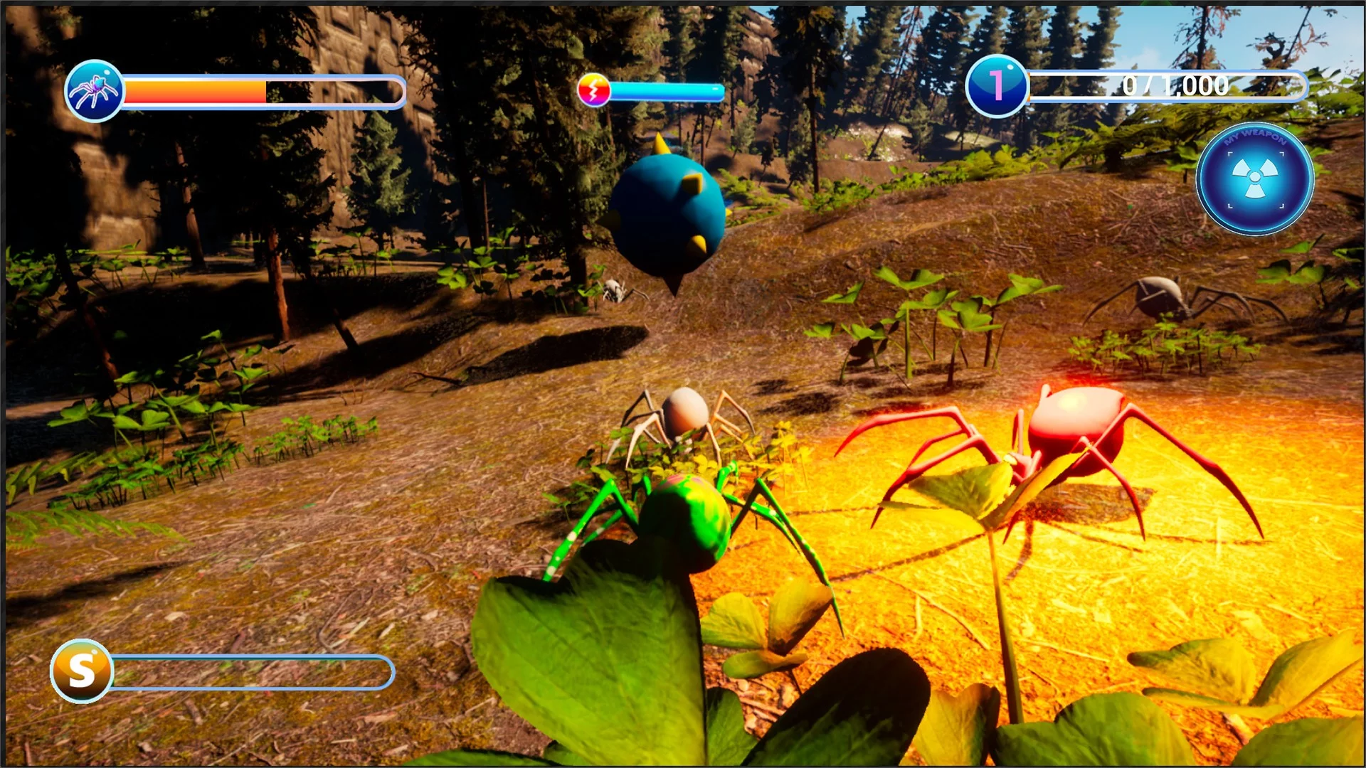 Изображение игры: busy spider