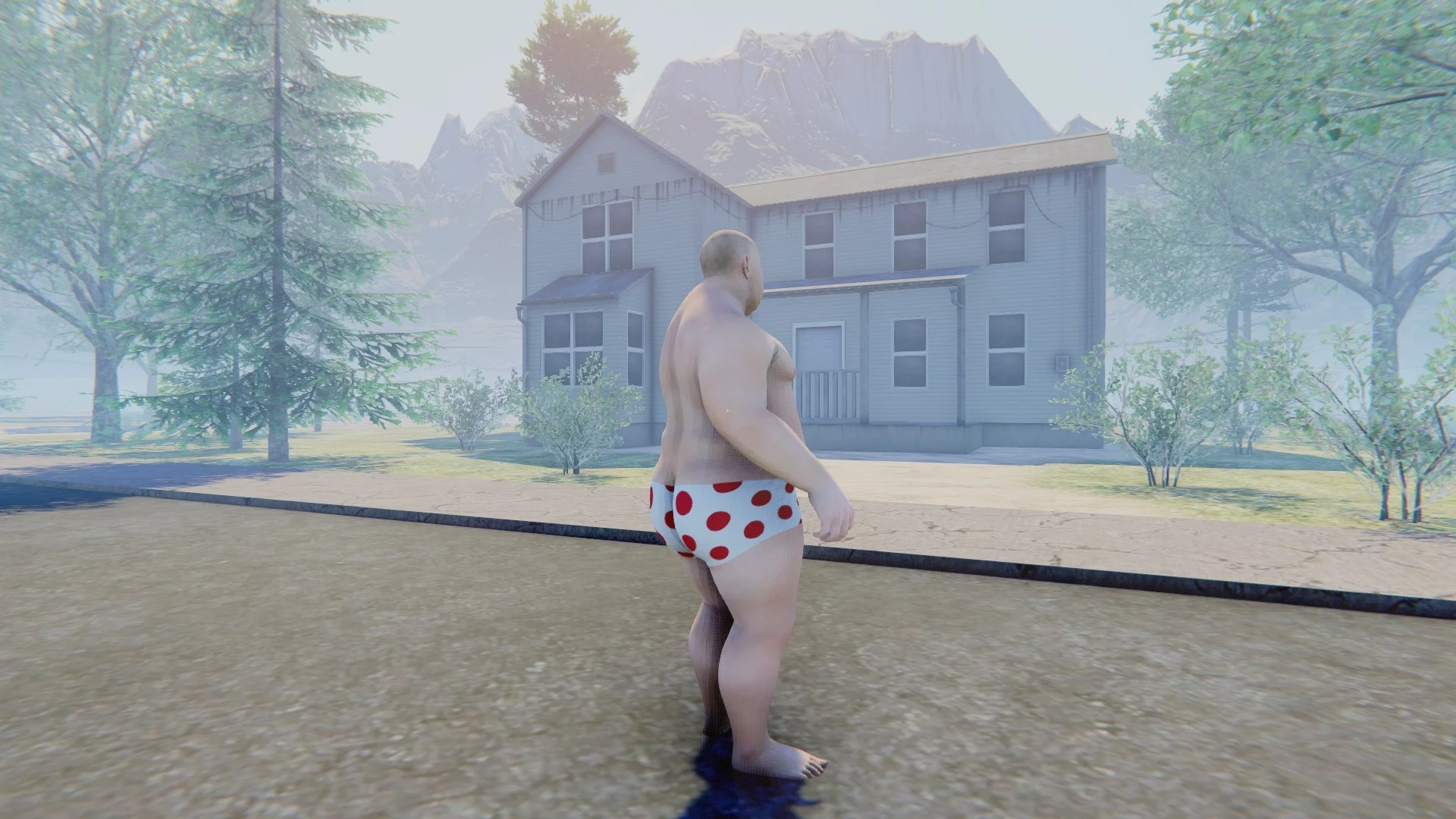 Изображение игры: Fat Dude Simulator