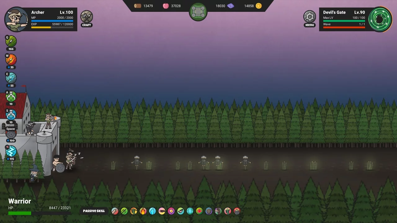Изображение игры: The Defender: Farm and Castle