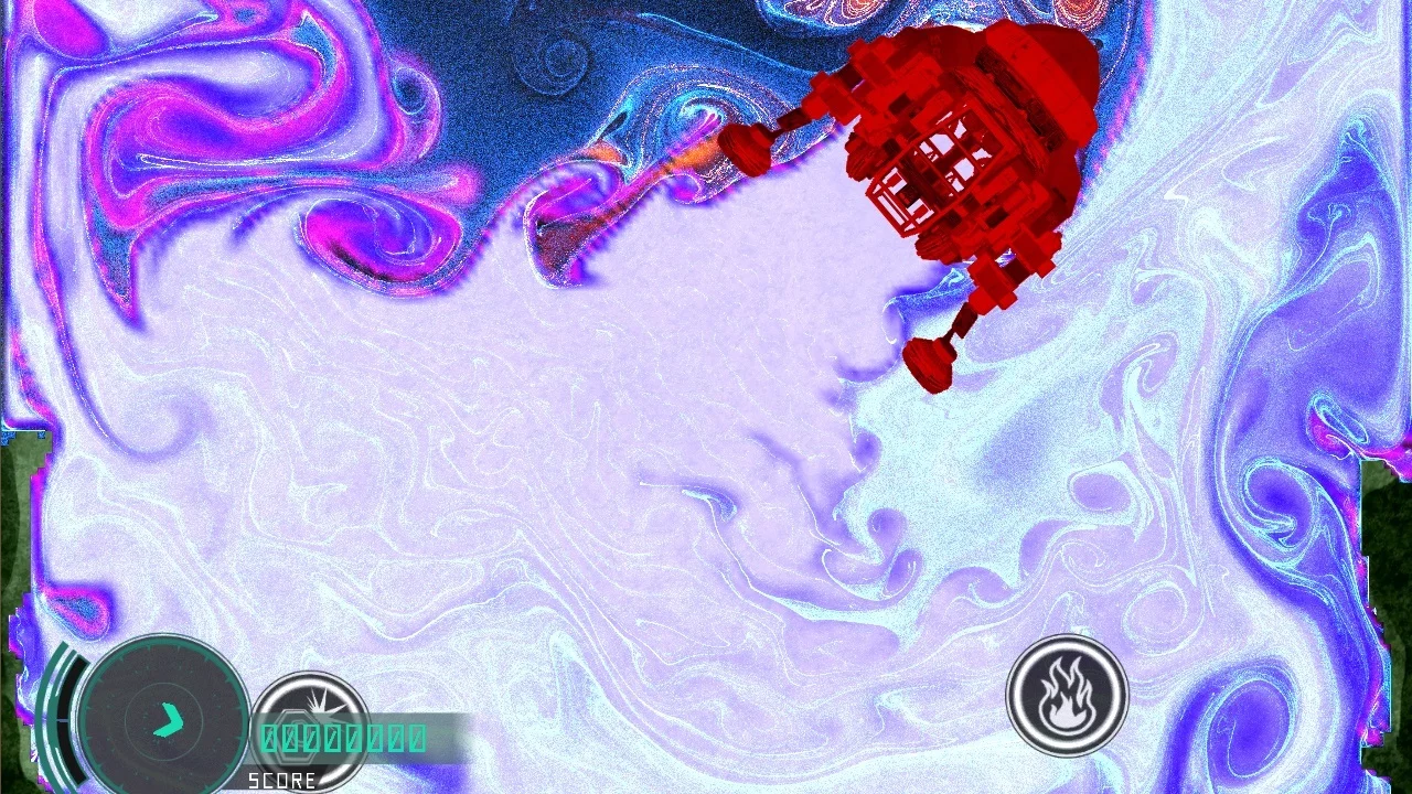 Изображение игры: Fluid Lander - フリュードランダー