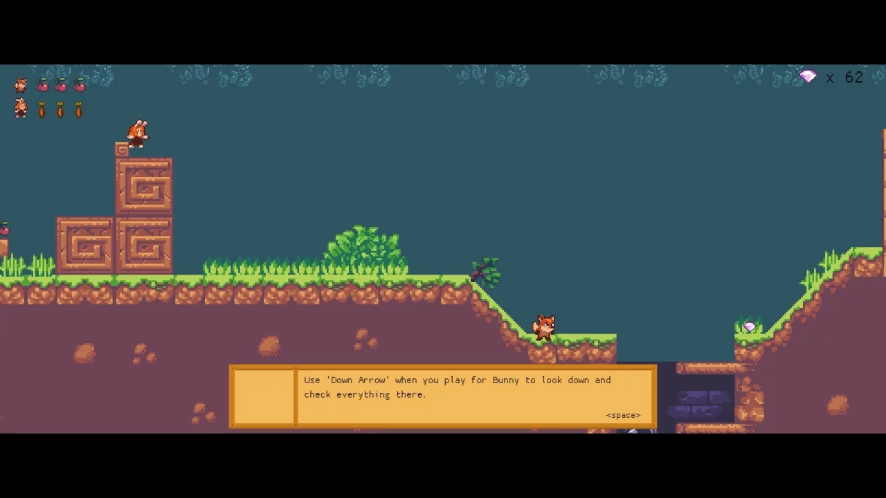 Изображение игры: Fox and Bunny