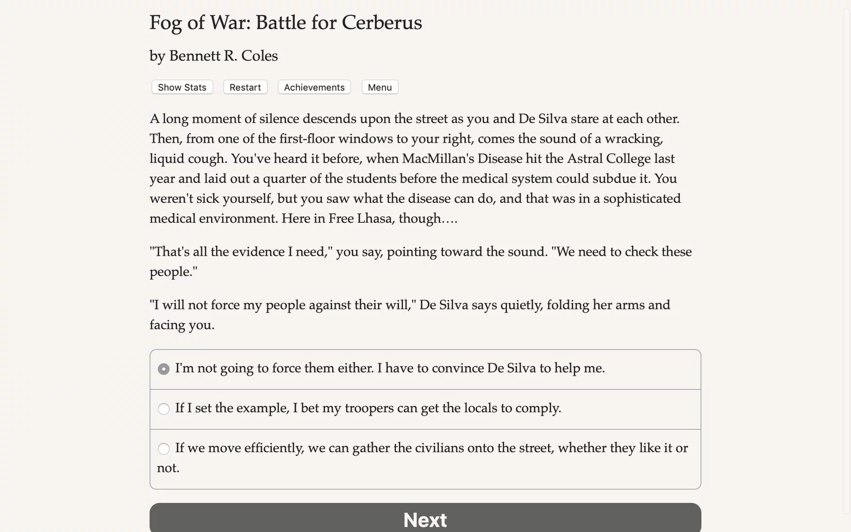 Изображение игры: Fog of War: The Battle for Cerberus