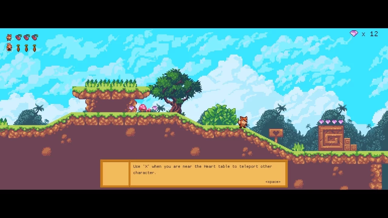 Изображение игры: Fox and Bunny