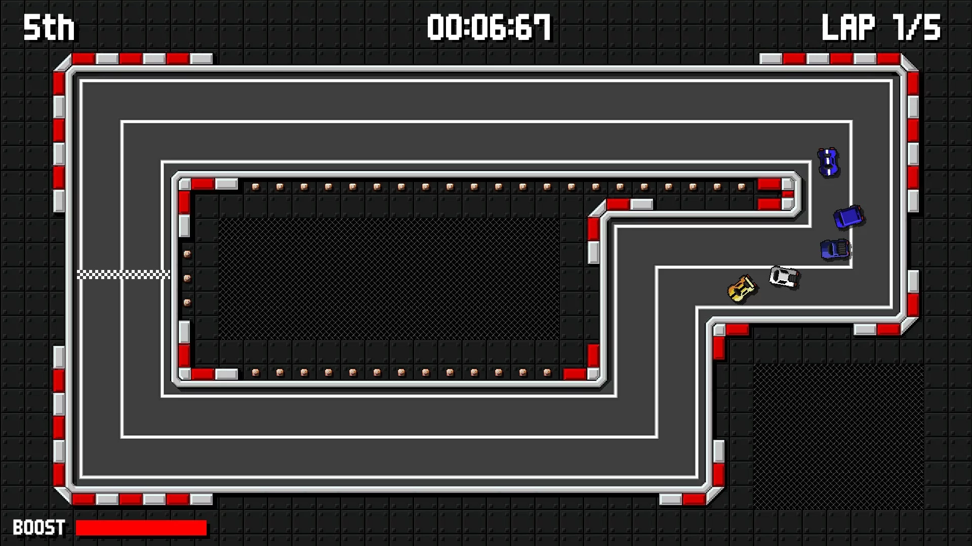 Изображение игры: Retro Pixel Racers