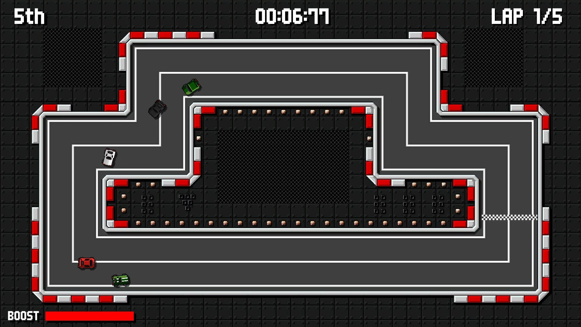Изображение игры: Retro Pixel Racers