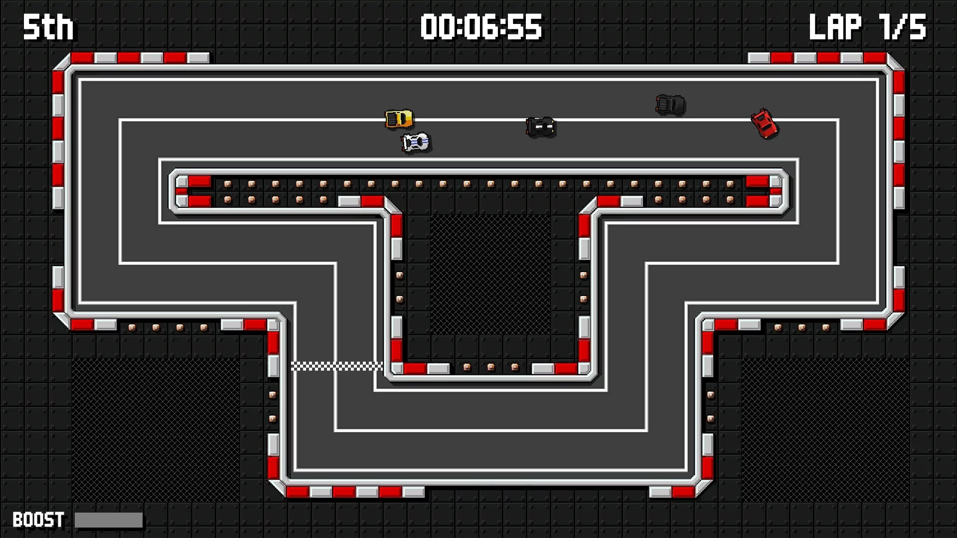 Изображение игры: Retro Pixel Racers