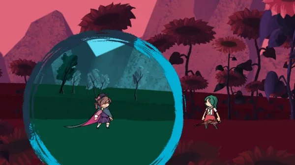 Изображение игры: Touhou Dark Echoes