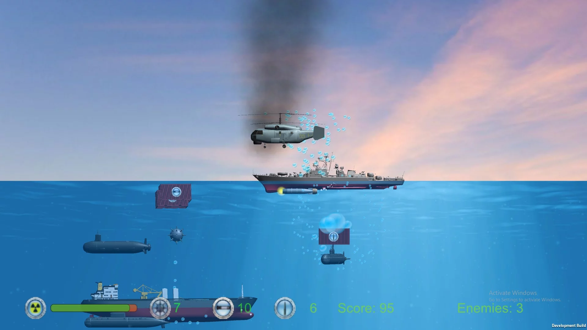 Изображение игры: Submarine Attack!