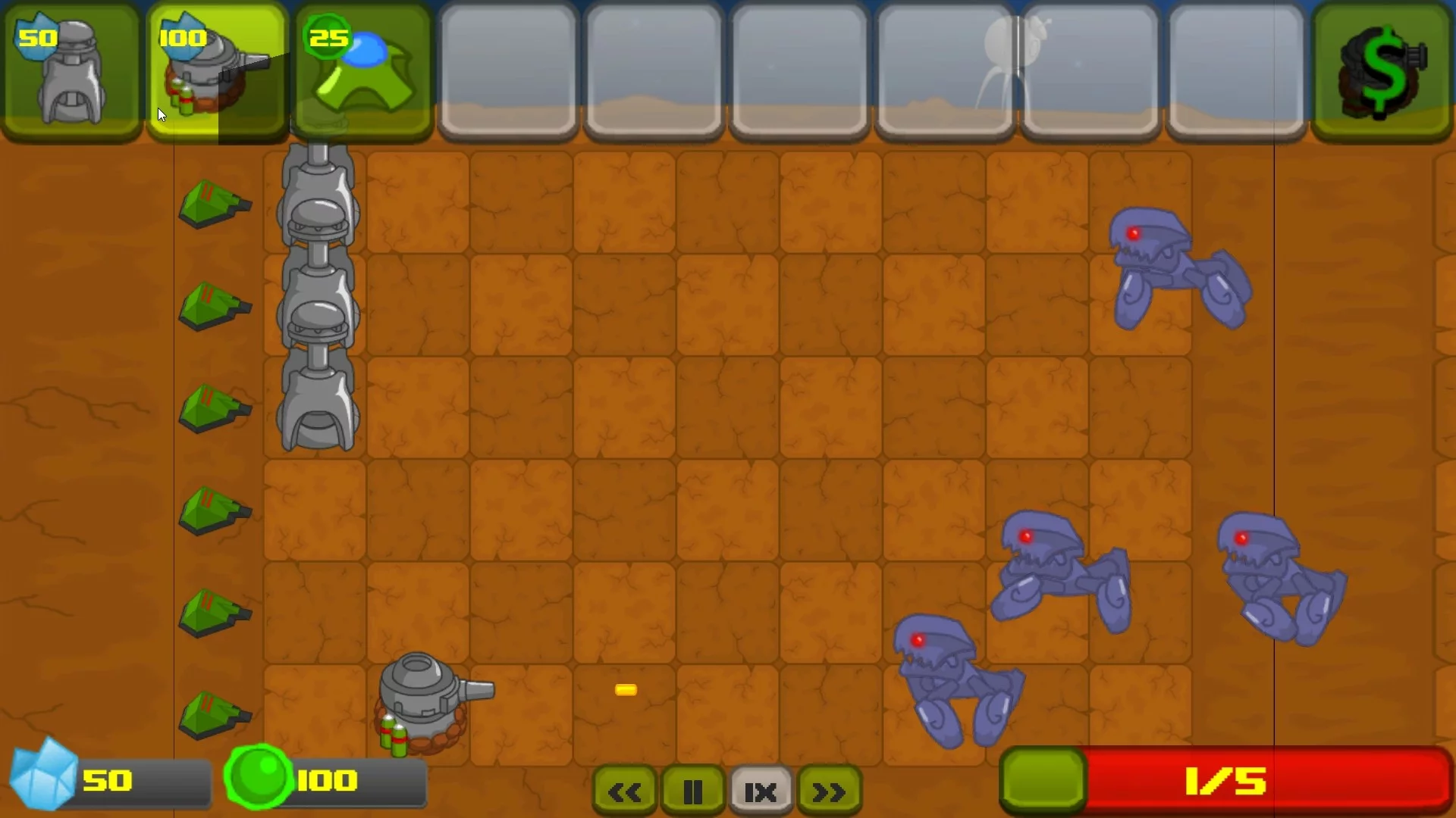 Изображение игры: Martians Vs Robots