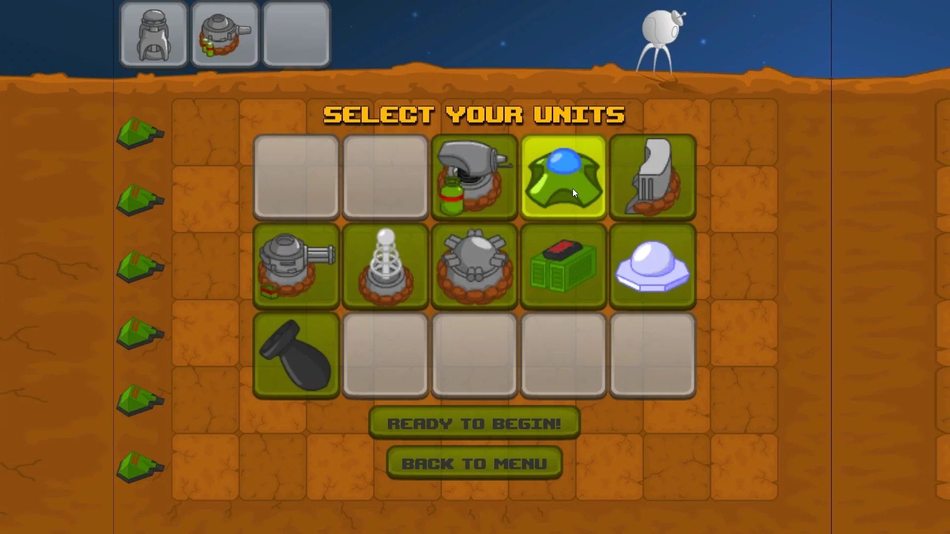 Изображение игры: Martians Vs Robots