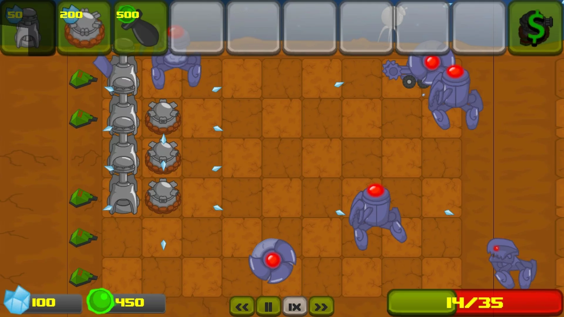 Изображение игры: Martians Vs Robots