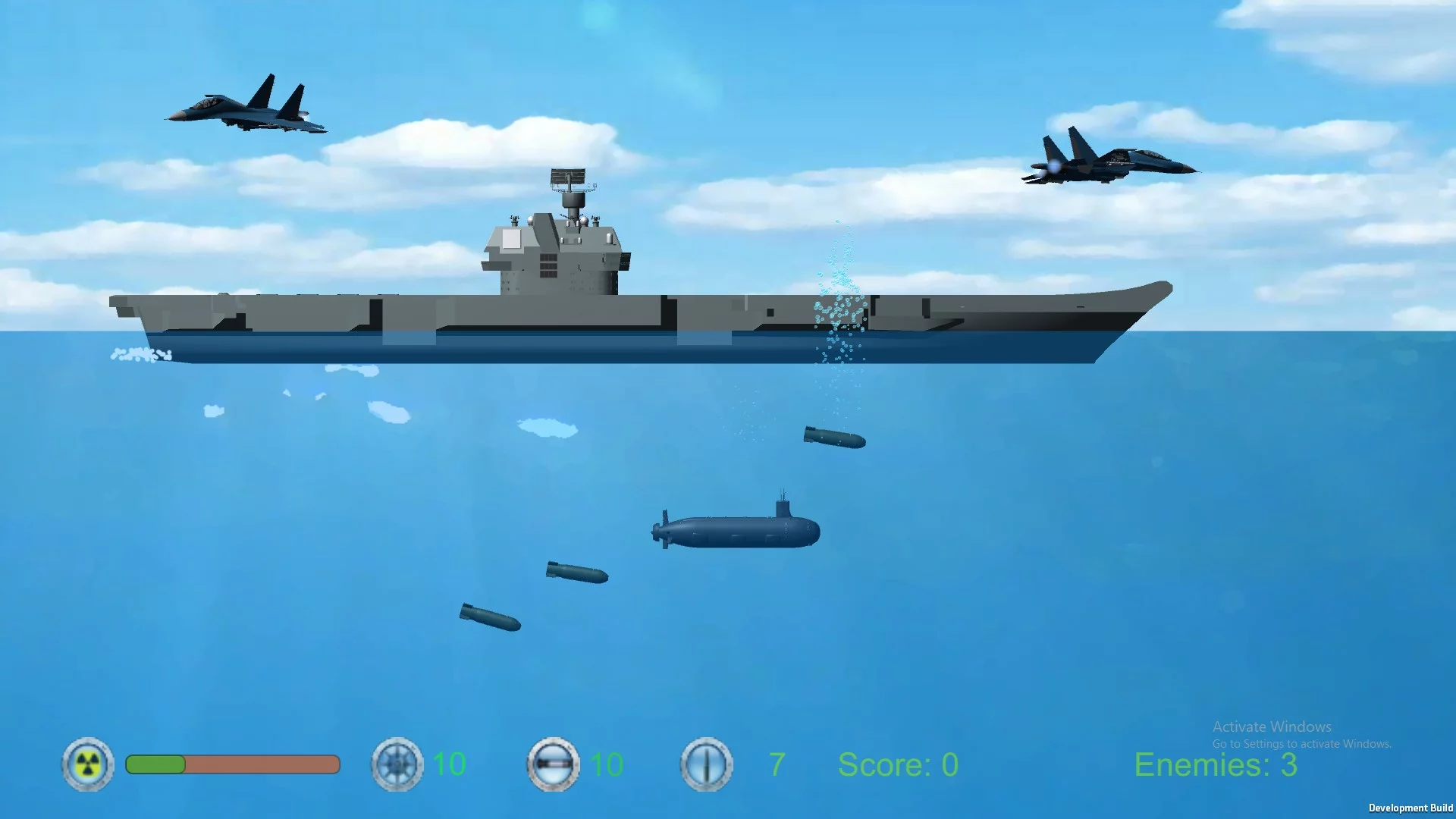 Изображение игры: Submarine Attack!
