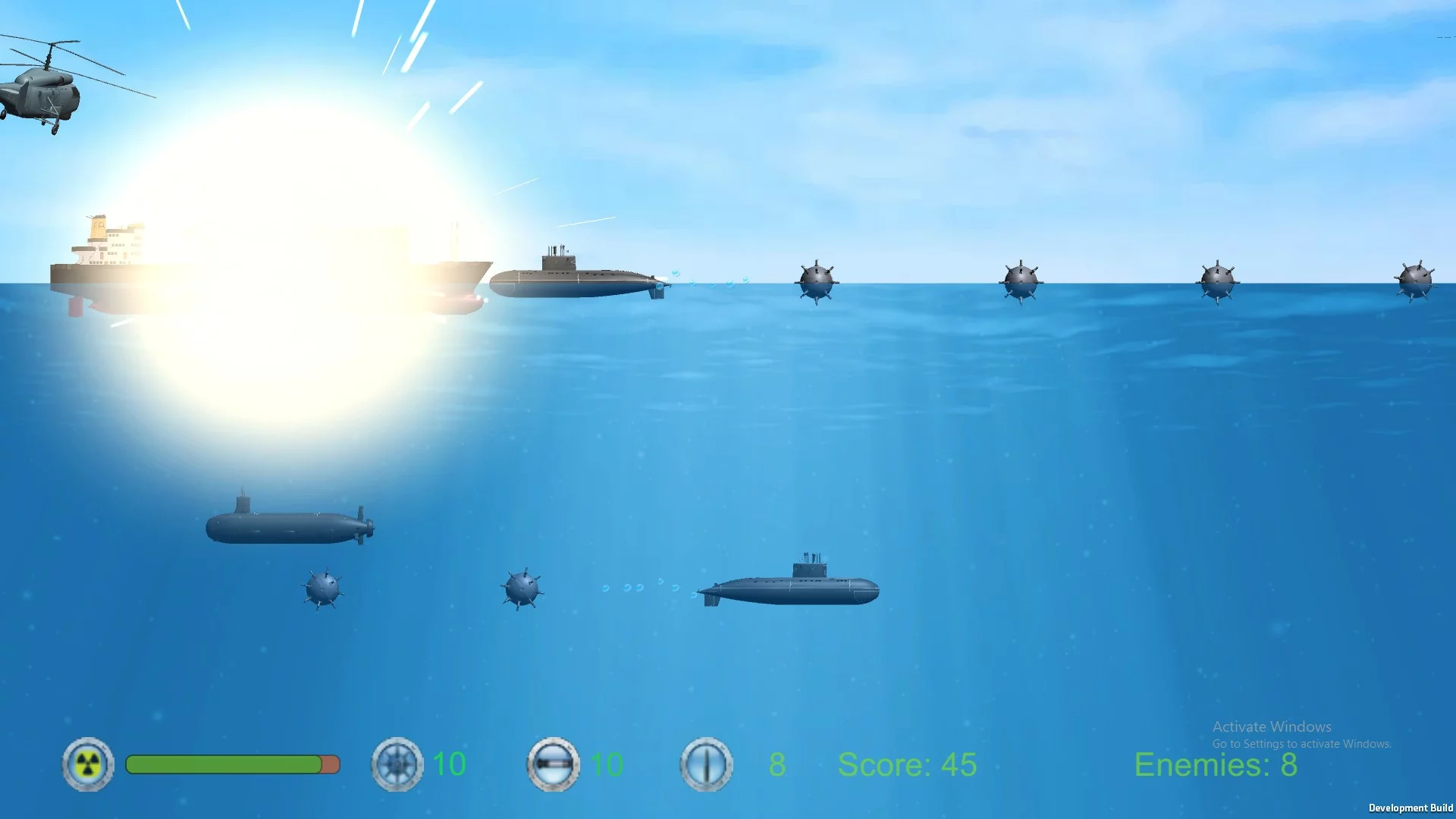 Изображение игры: Submarine Attack!