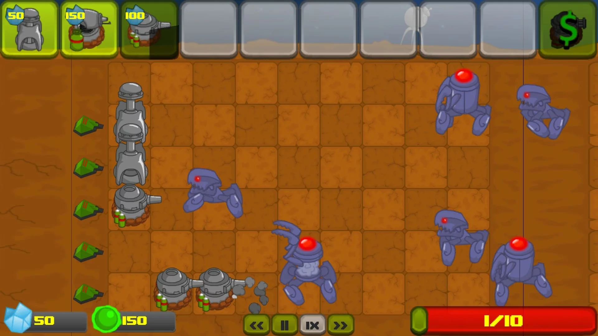 Изображение игры: Martians Vs Robots