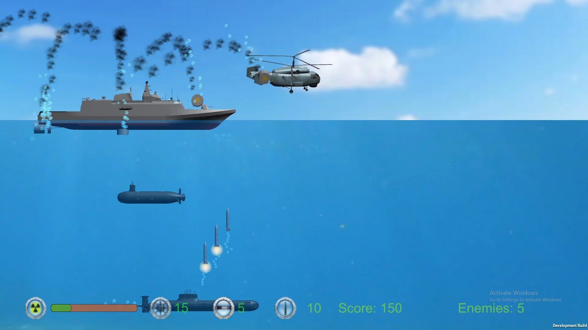 Изображение игры: Submarine Attack!