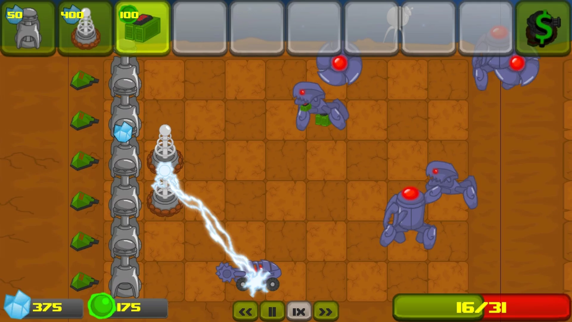 Изображение игры: Martians Vs Robots