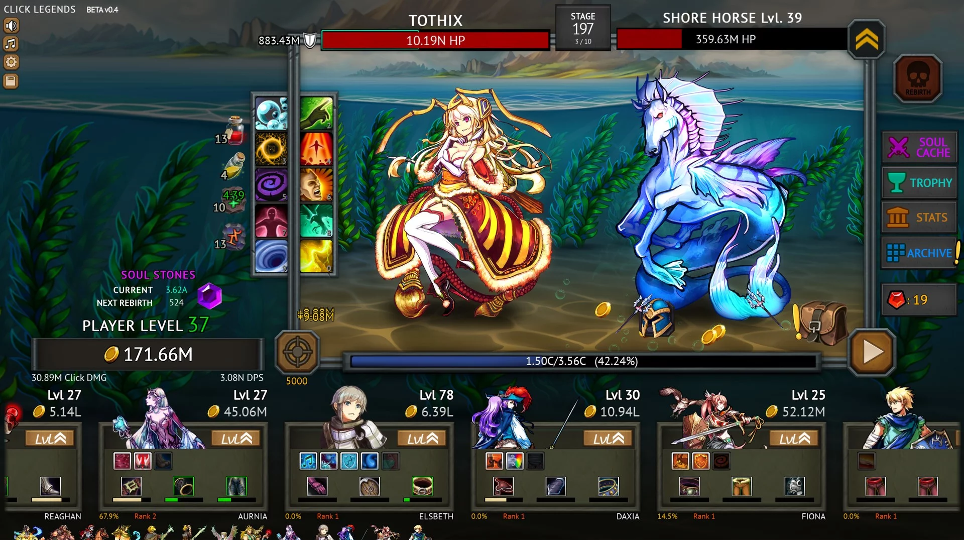 Изображение игры: Click Legends