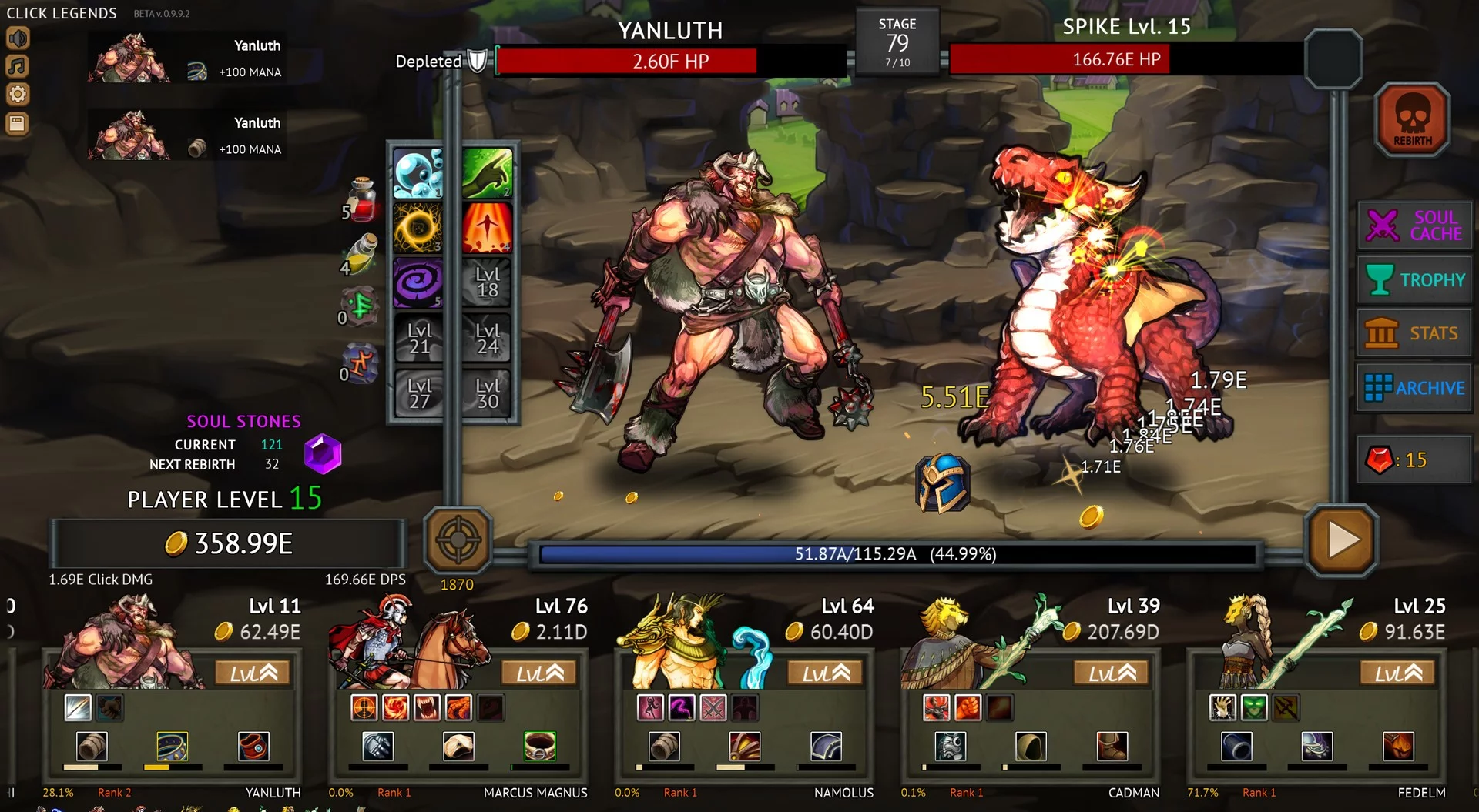 Изображение игры: Click Legends