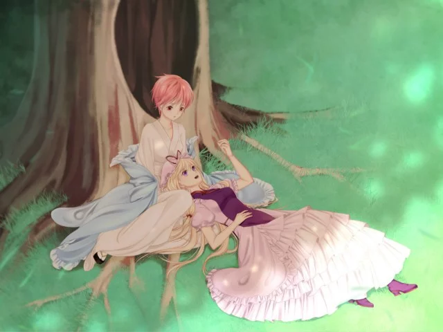 Изображение игры: 绽于枝垂樱下~Flowering Across the Hakugyokurou