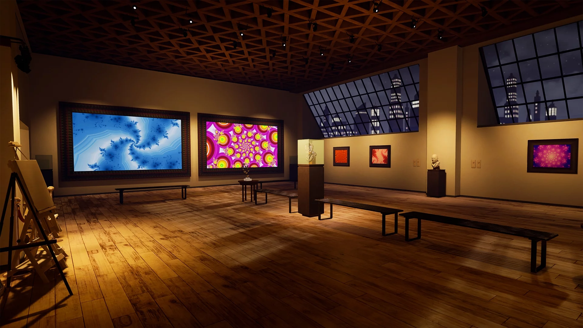 Изображение игры: Fractal Gallery VR