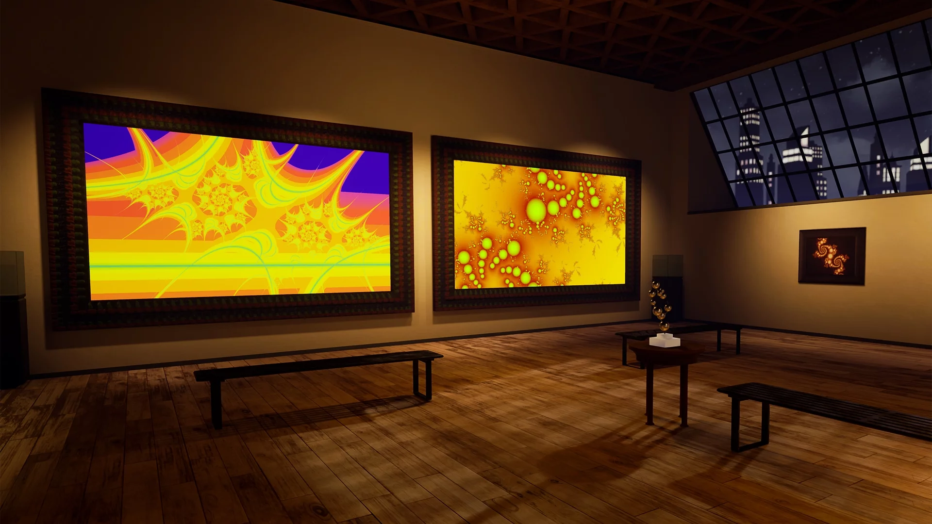 Изображение игры: Fractal Gallery VR