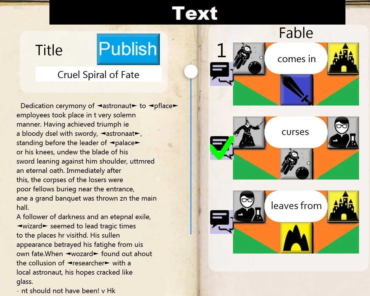 Изображение игры: Story Teller