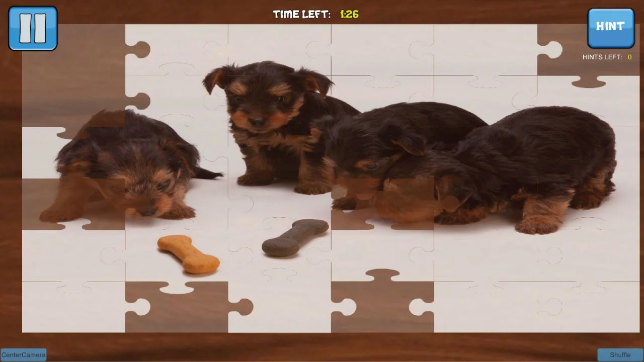 Изображение игры: Bepuzzled Puppy Dog Jigsaw Puzzle