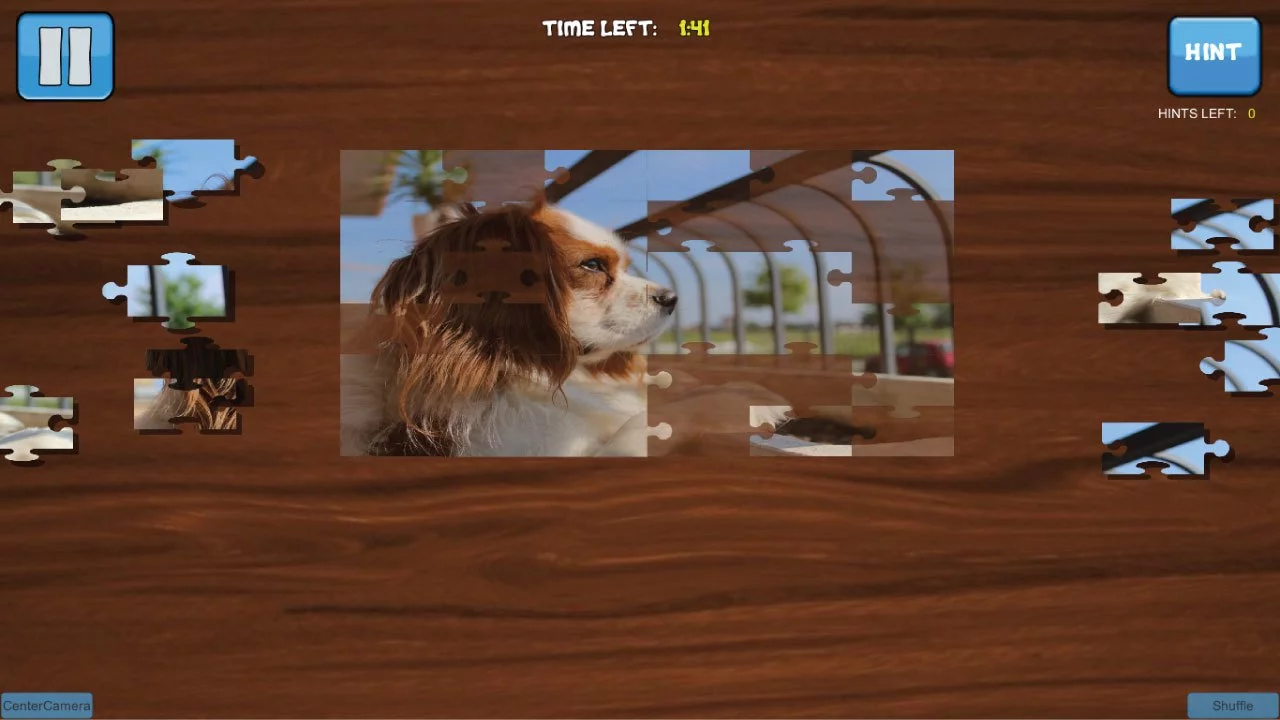 Изображение игры: Bepuzzled Puppy Dog Jigsaw Puzzle
