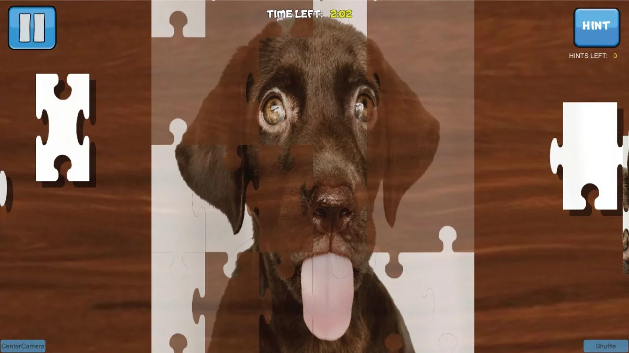 Изображение игры: Bepuzzled Puppy Dog Jigsaw Puzzle