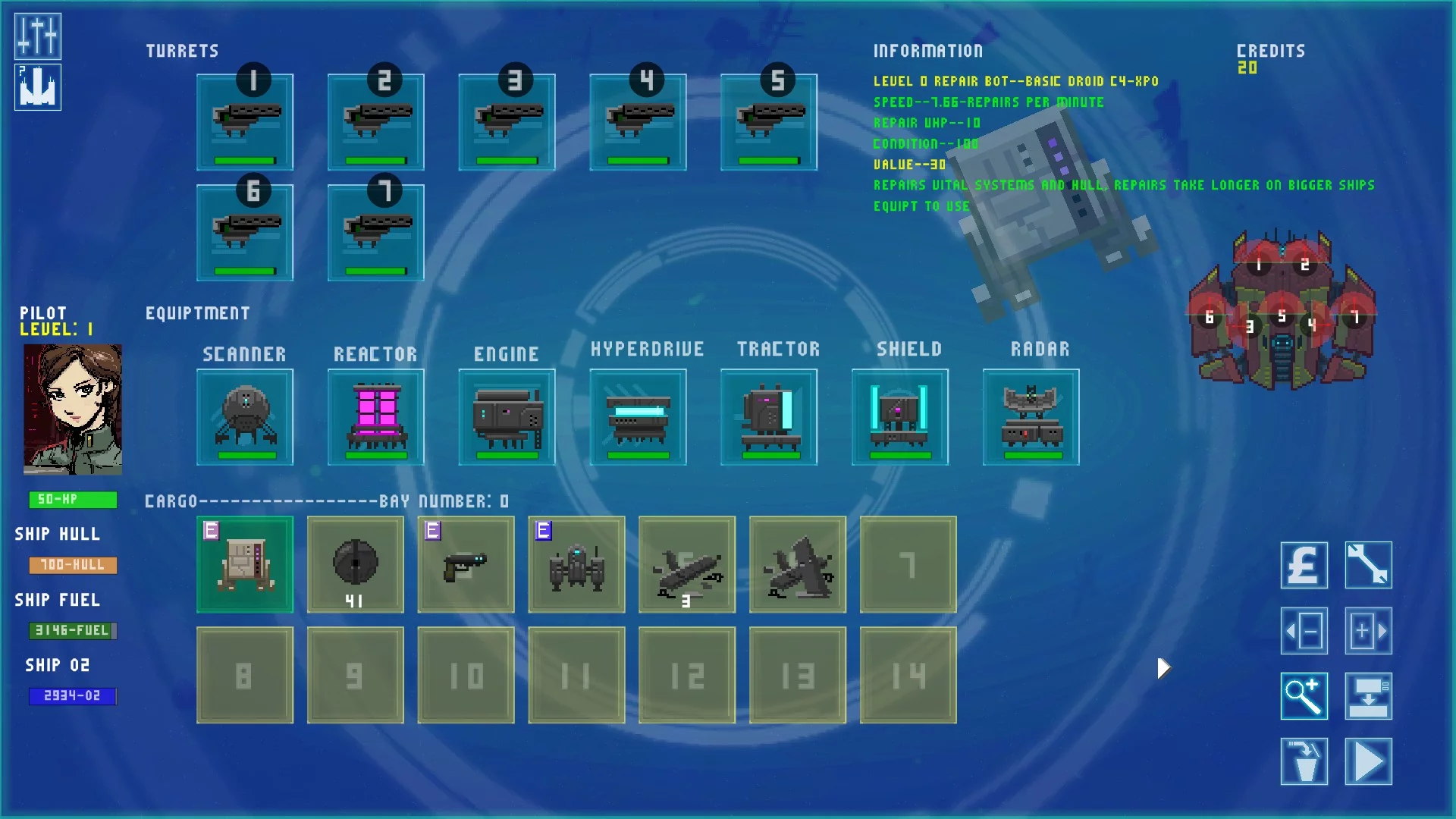 Изображение игры: INTERSTELLAR ROGUE