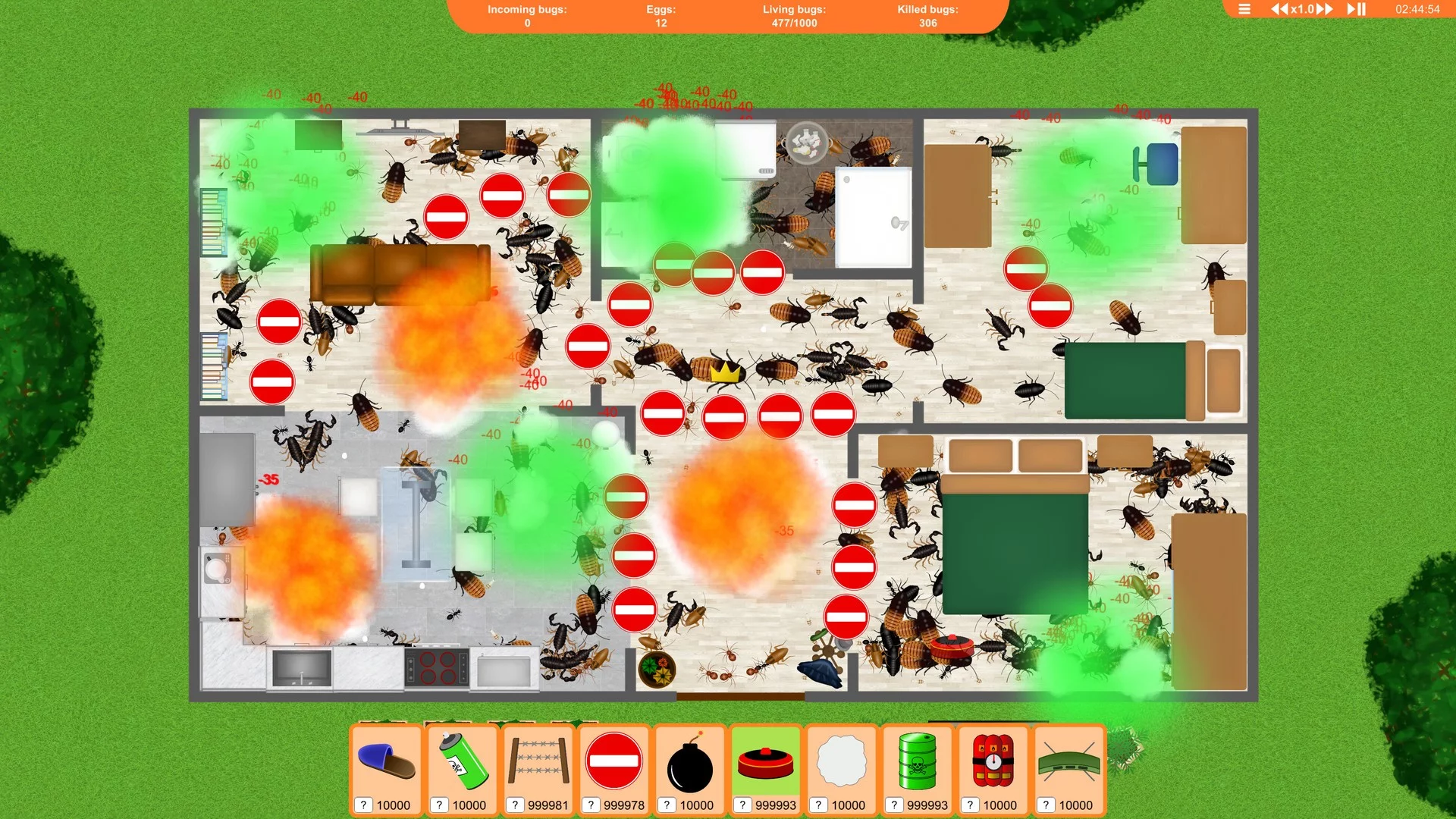 Изображение игры: Bugs!