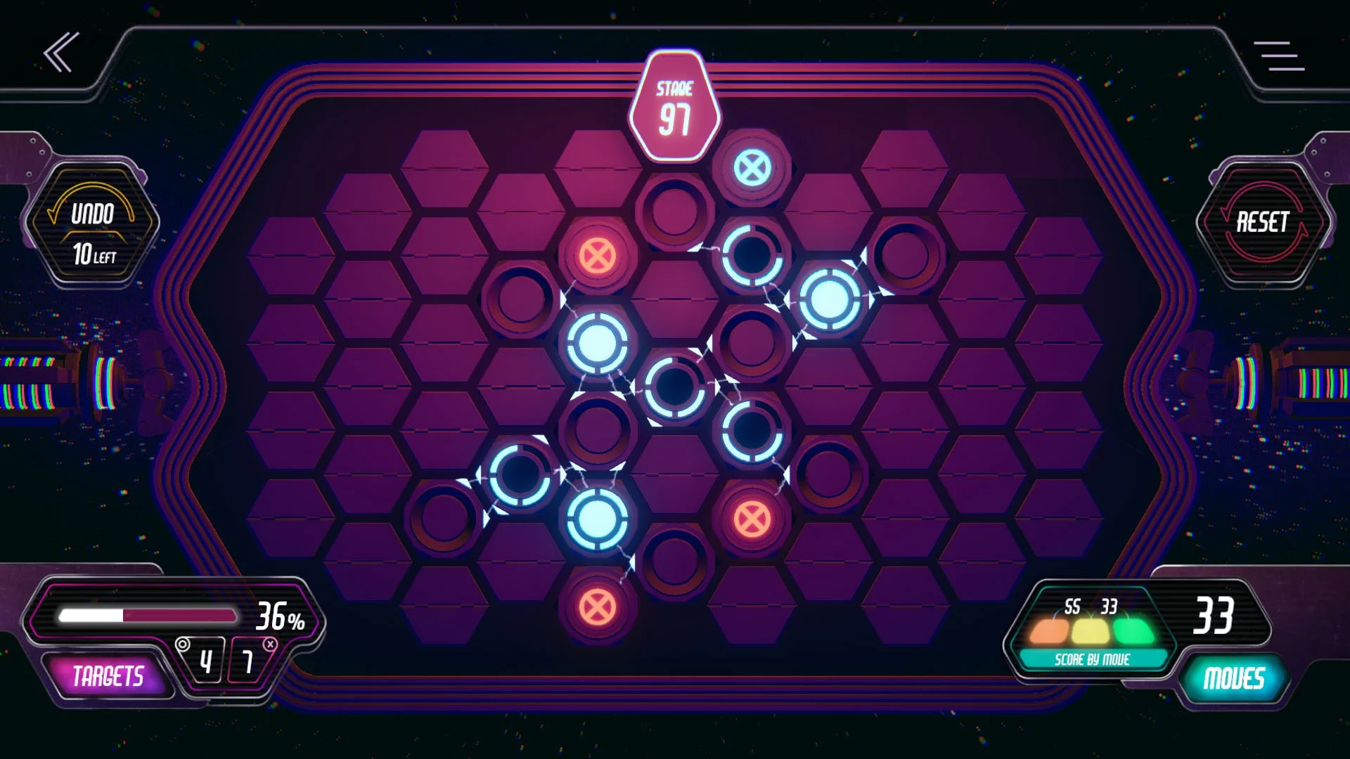 Изображение игры: Hexelectric