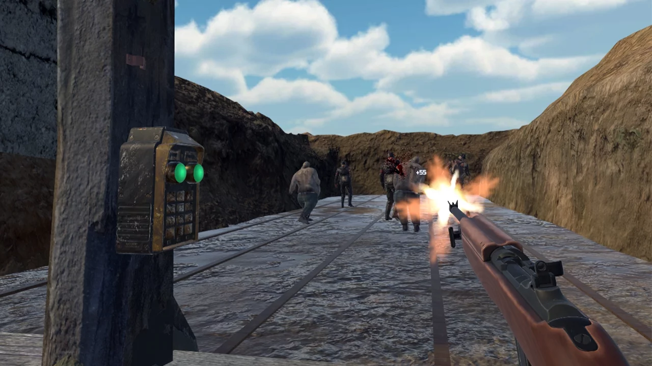 Изображение игры: WW2 Zombie Range VR