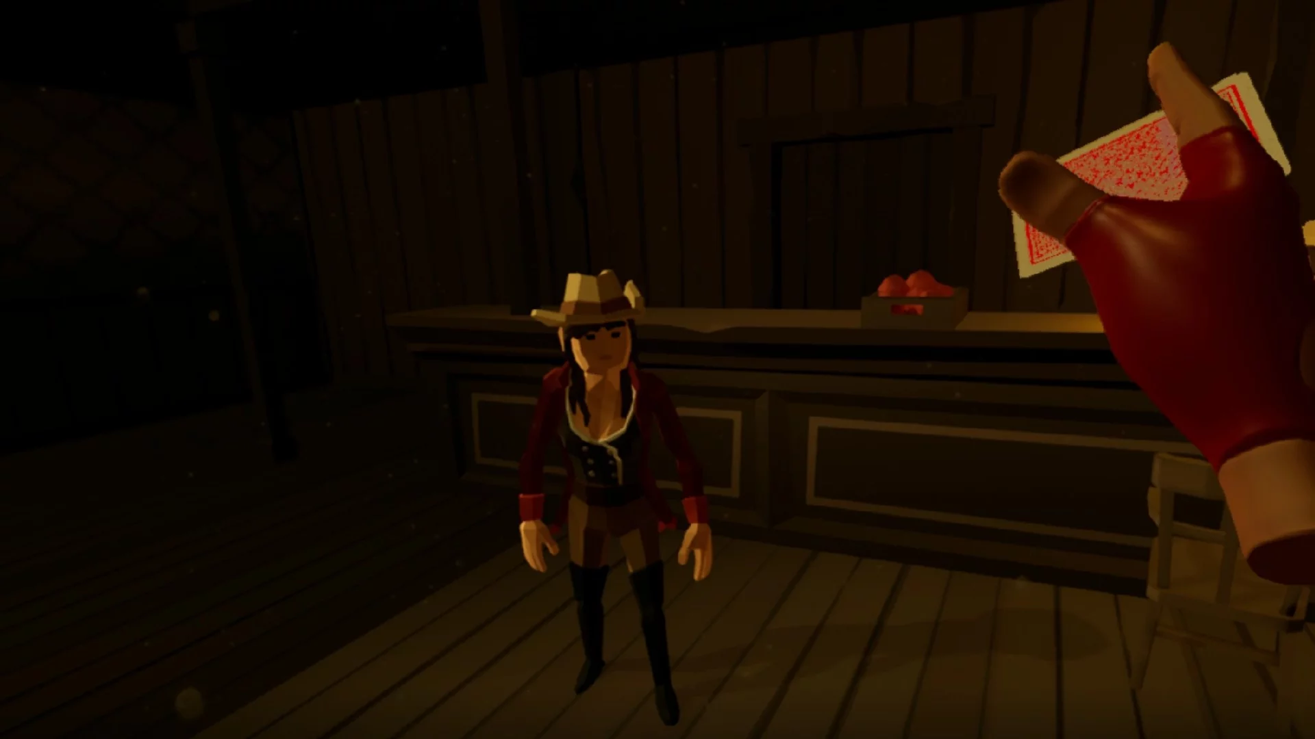 Изображение игры: Card Throw VR