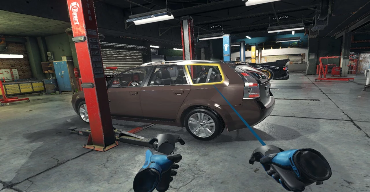 Изображение игры: Car Mechanic Simulator VR