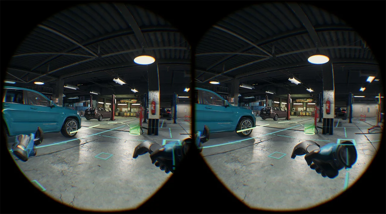 Изображение игры: Car Mechanic Simulator VR